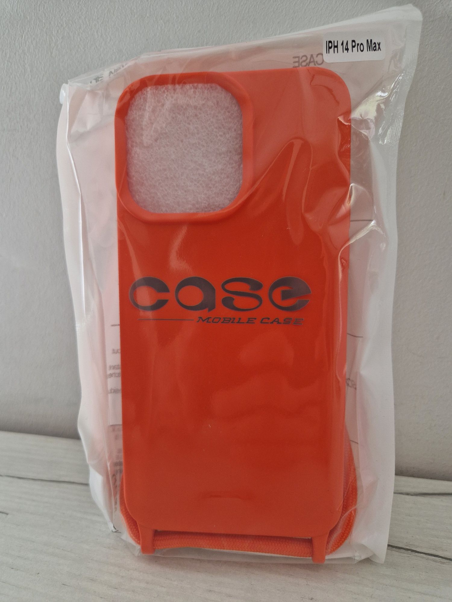 Strap Silicone Case do Iphone 14 Pro Max wzór 1 pomarańczowy