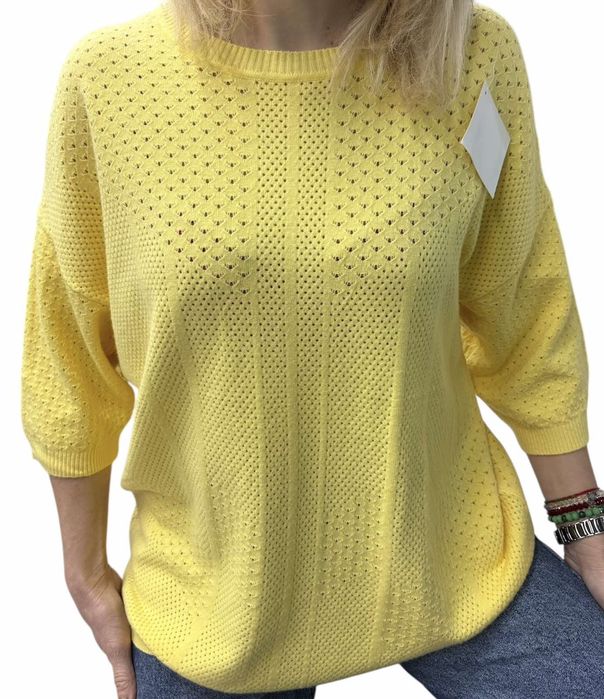 Американка с ажурная вязка. Кашемир