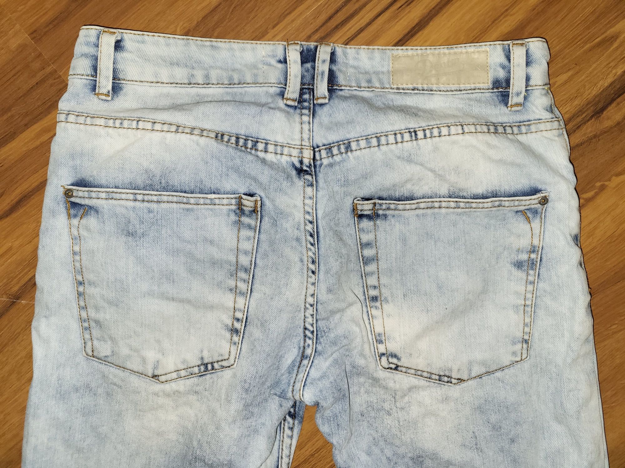 Spodenki jeansowe męskie chłopięce Zara Man r. 30 -EUR.38