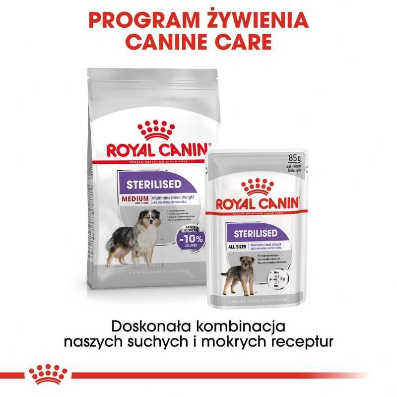 Sucha karma Royal Canin medium sterilised dla psów z nadwagą 12 kg