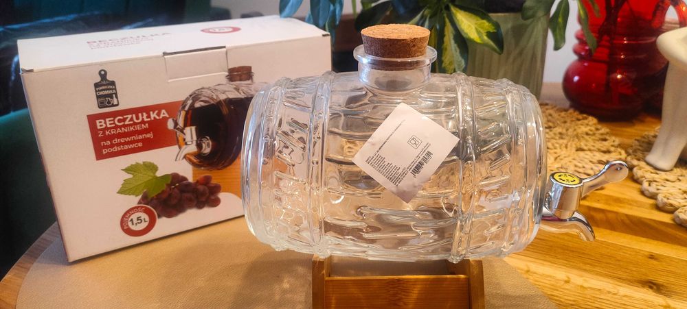 Beczułka, beczka na nalewki, bimber 1,5 l