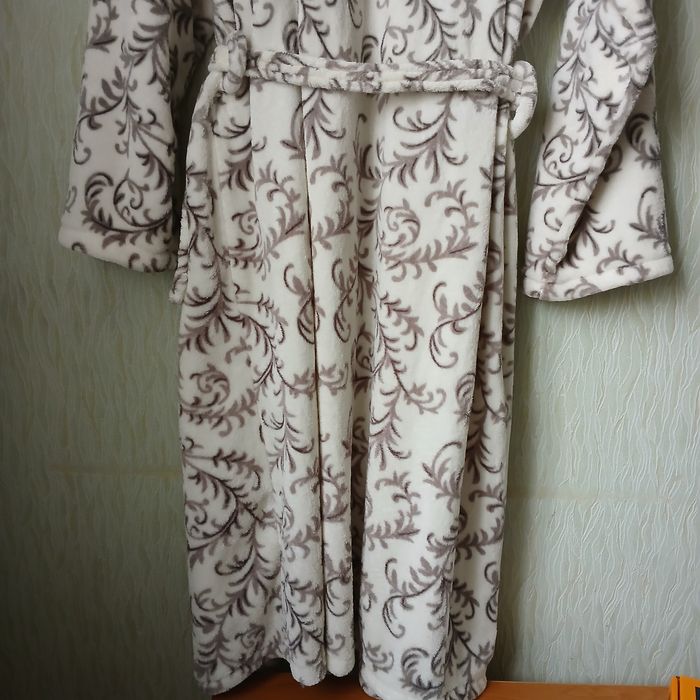 Шикарный флисовый халат из Дании Kronborg Gold. Р-р L/XL