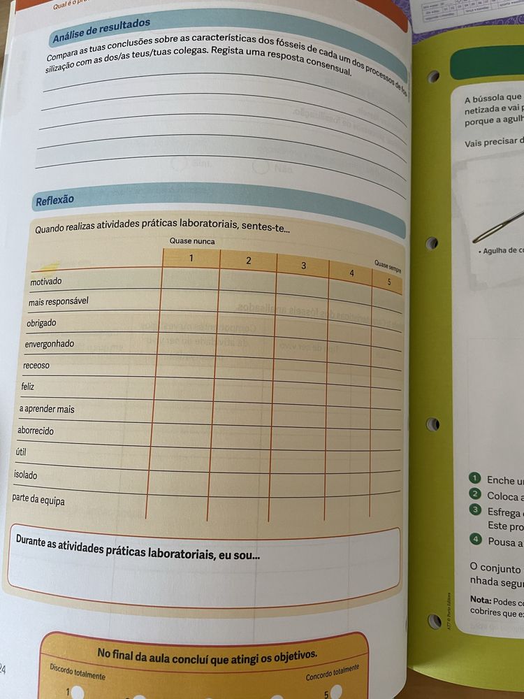 Livro actividades Ciencias Naturais 7 ano - como novo