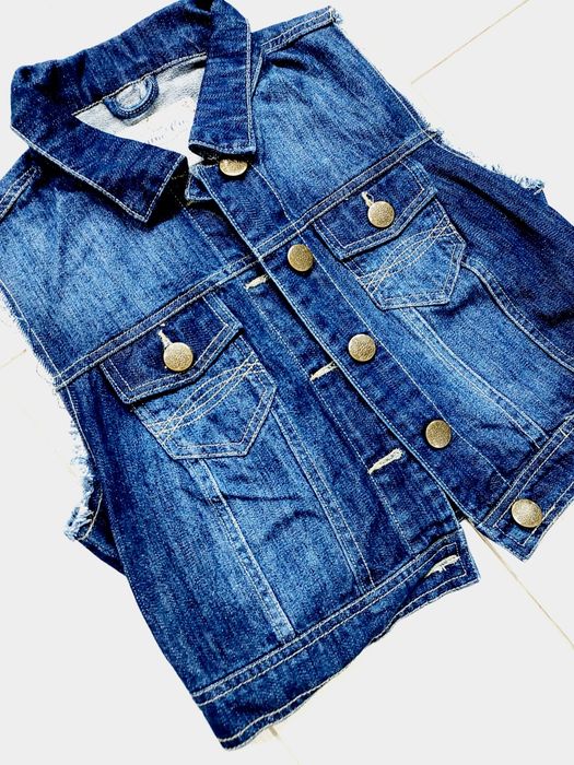 Denim&co  kamizelka jeansowa  roz. XXS/XS
