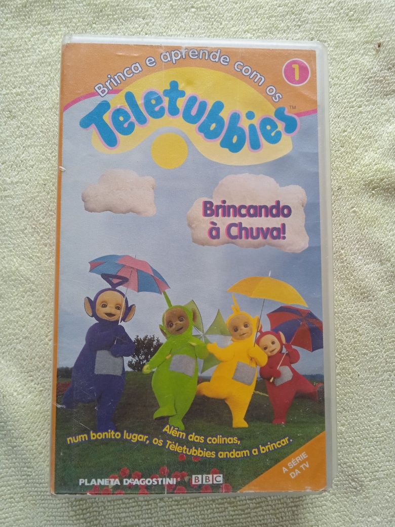 Lote de 4 vhs infantl originais