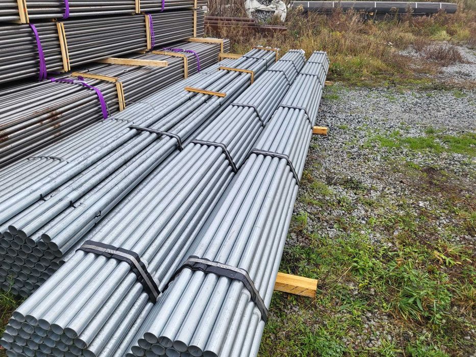 Słupki ogrodzeniowe rura fi 48,3 x śc-1,2mm ocynk 2,3m słupek PROMOCJA