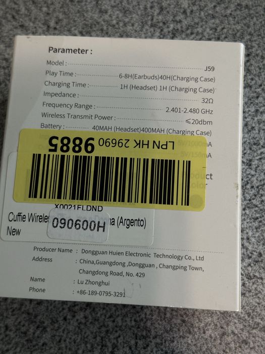 Бездротові навушники Кікоон j59