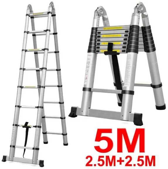 Escada /Escadote telescópica extensível 5m - Última unidade!