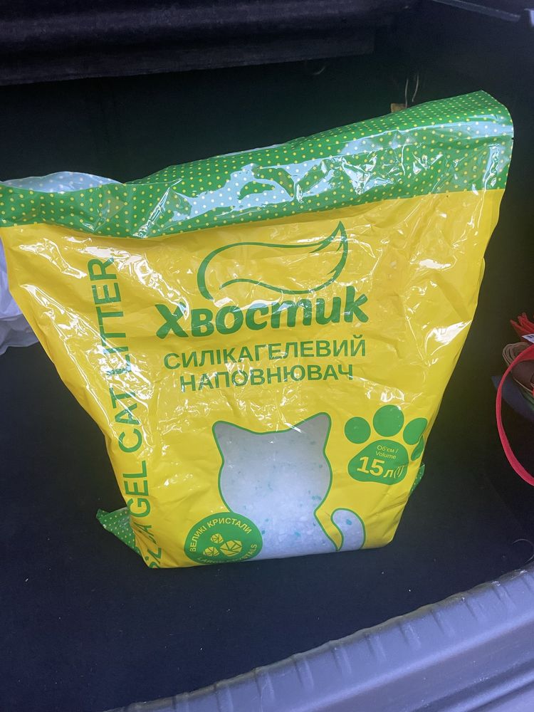 Силікагель, наповнювач для туалету