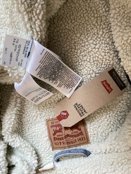 XS 34 42 Levis шерпа женская жіноча левайс джинсовки