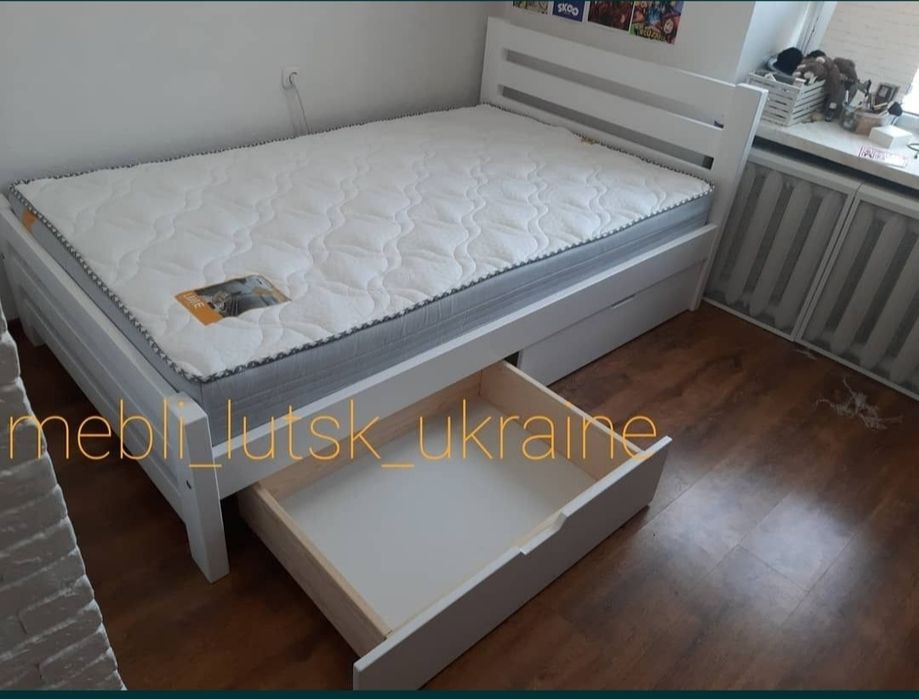 Двуспальная кровать 140/200,160/200 см, двоспальне ліжко з дерева