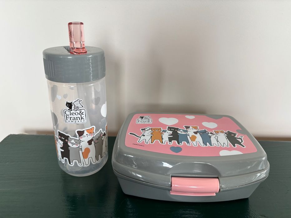 Zestaw śniadaniówka/ lunch box + bidon