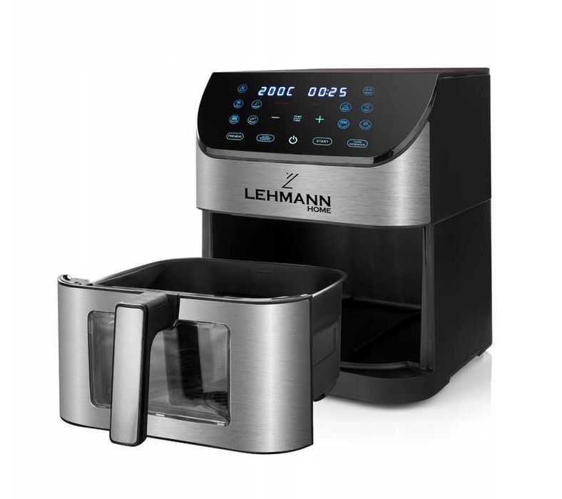 Frytkownica BEZTŁUSZCZOWA 1800W AIR FRYER 8L  12 programów nowa