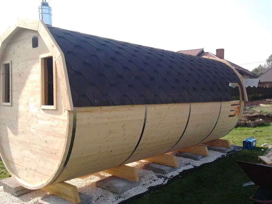 Sauna Beczka 500 cm SZYBKIE TERMINY