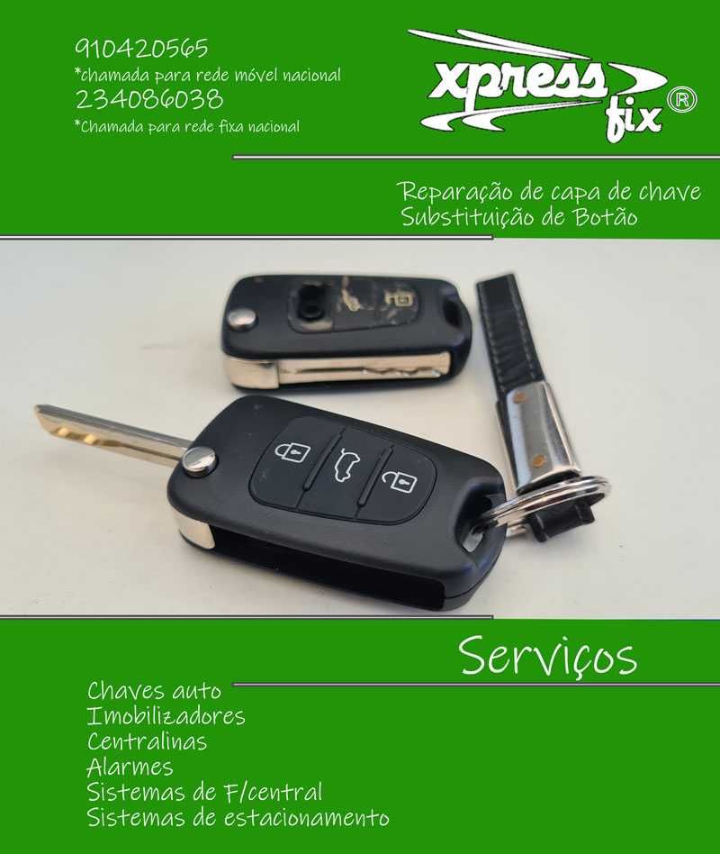 Reparamos chaves e comandos de automovel