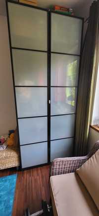 Drzwi do szafy Pax Ikea 1 szt czarno brązowe