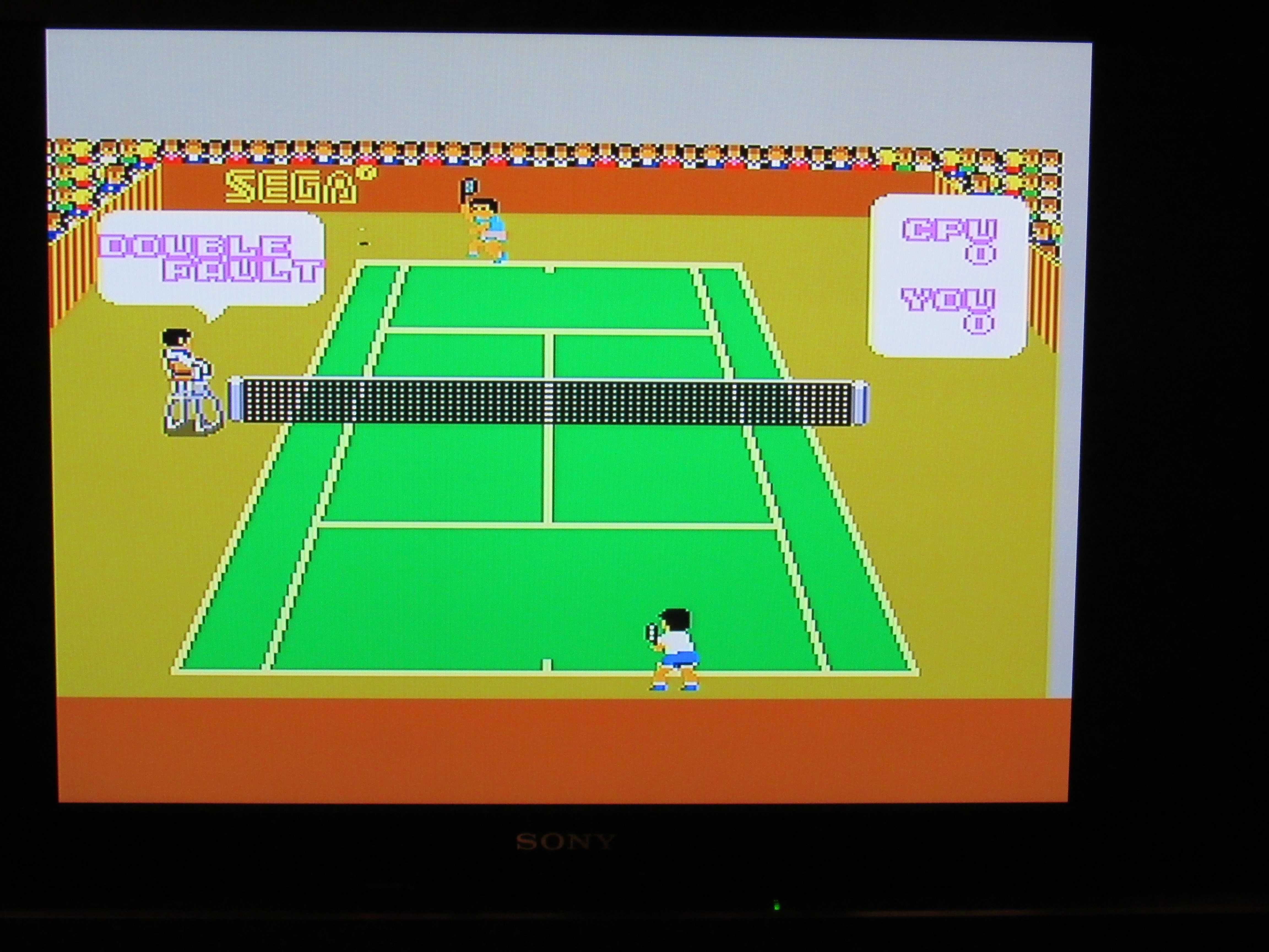 Jogo Sega Master System Super Tennis completo