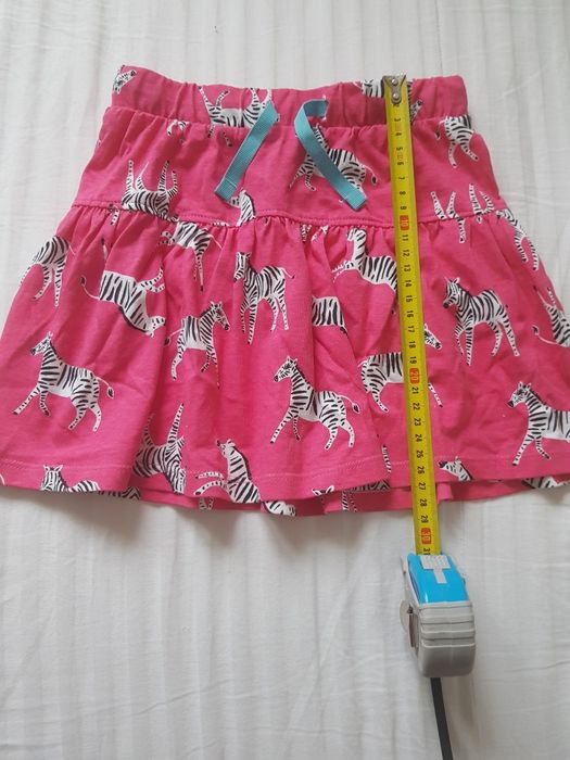 Różowa spódniczka dziewczęca w zebry 5 10 15