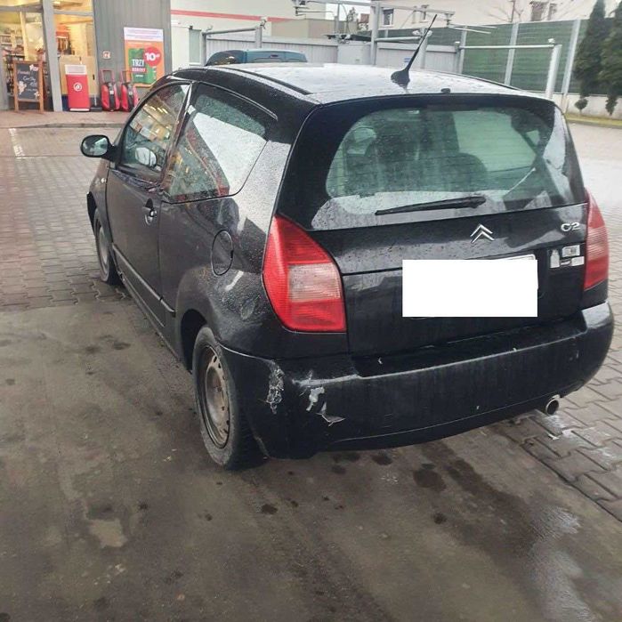 Citroen C2 1.4 hdi kolor czarny kod lakieru EXYB na części