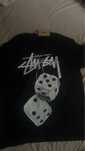 Stussy koszulka z kostką z tylu