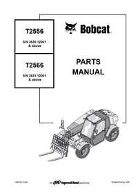 Katalog części Bobcat T2556 T2566