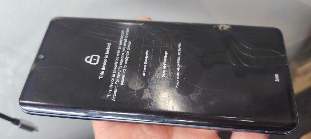 На запчасти Xiaomi mi note 10 lite 
На пароле, разбит дисплей.
Без ком