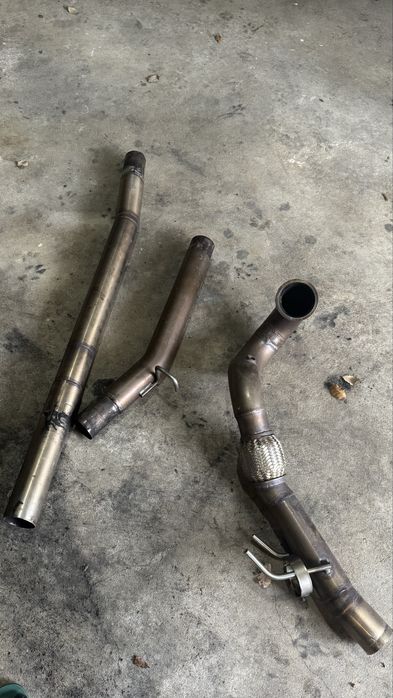 Downpipe 2.0 TFSI com resonador delete