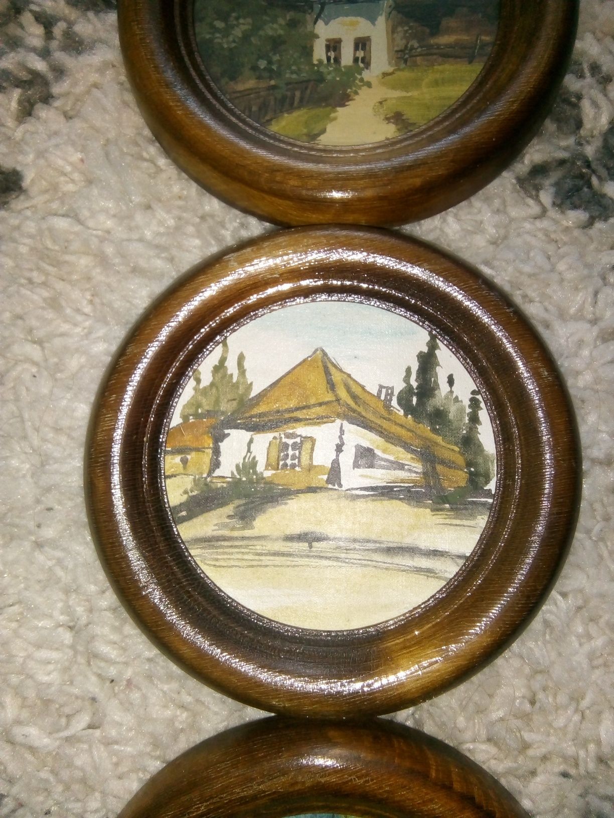 Piękne miniatury olej płótno Sokołowska