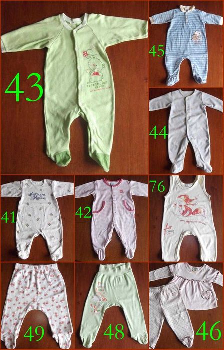 PAKA / PACZKA/ ZESTAW 36 szt. Bluza, bluzka, kombinezon OKAZJA (12