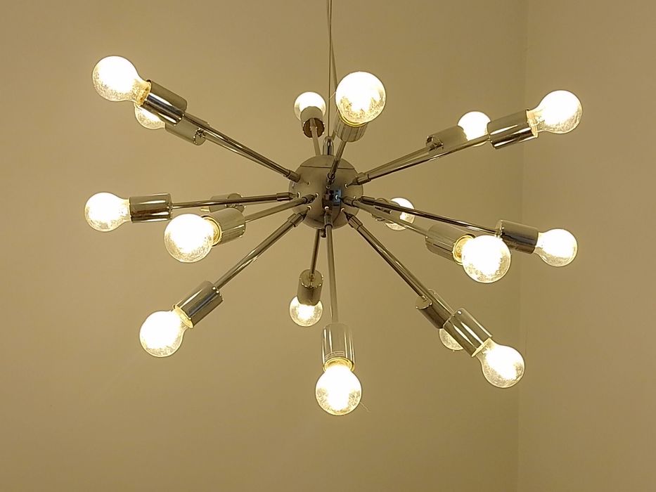 Lampa wisząca Duży Żyrandol żarowki dekoracyjne.