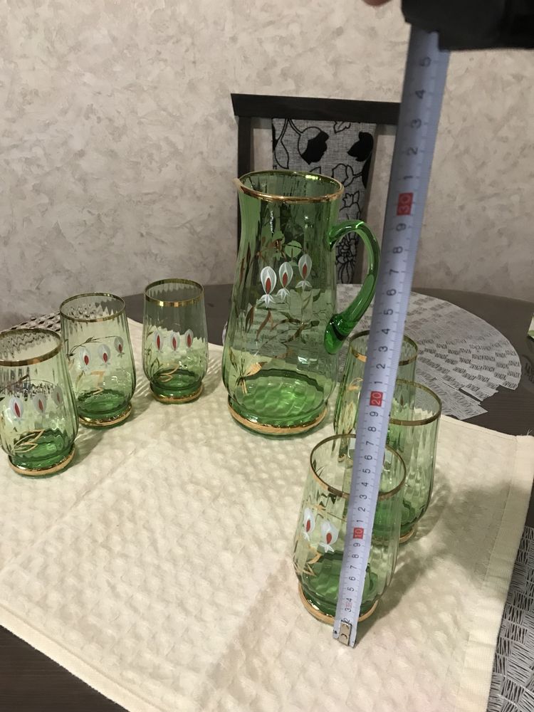 Богемия набор кувшин 6 стаканов