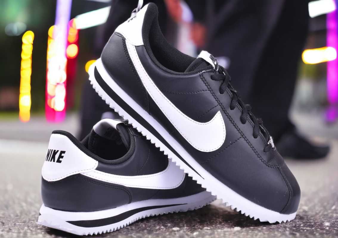 Buty Damskie Nike Cortez Czarne Nowe r 38,5 - 24 cm Szybka Wysyłka