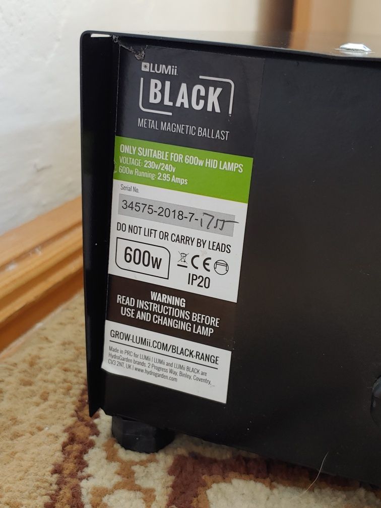 Балласт Lumii Black 600W