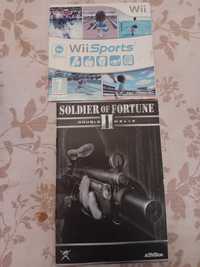 Manual soldiers of fortune II e capa wii sports