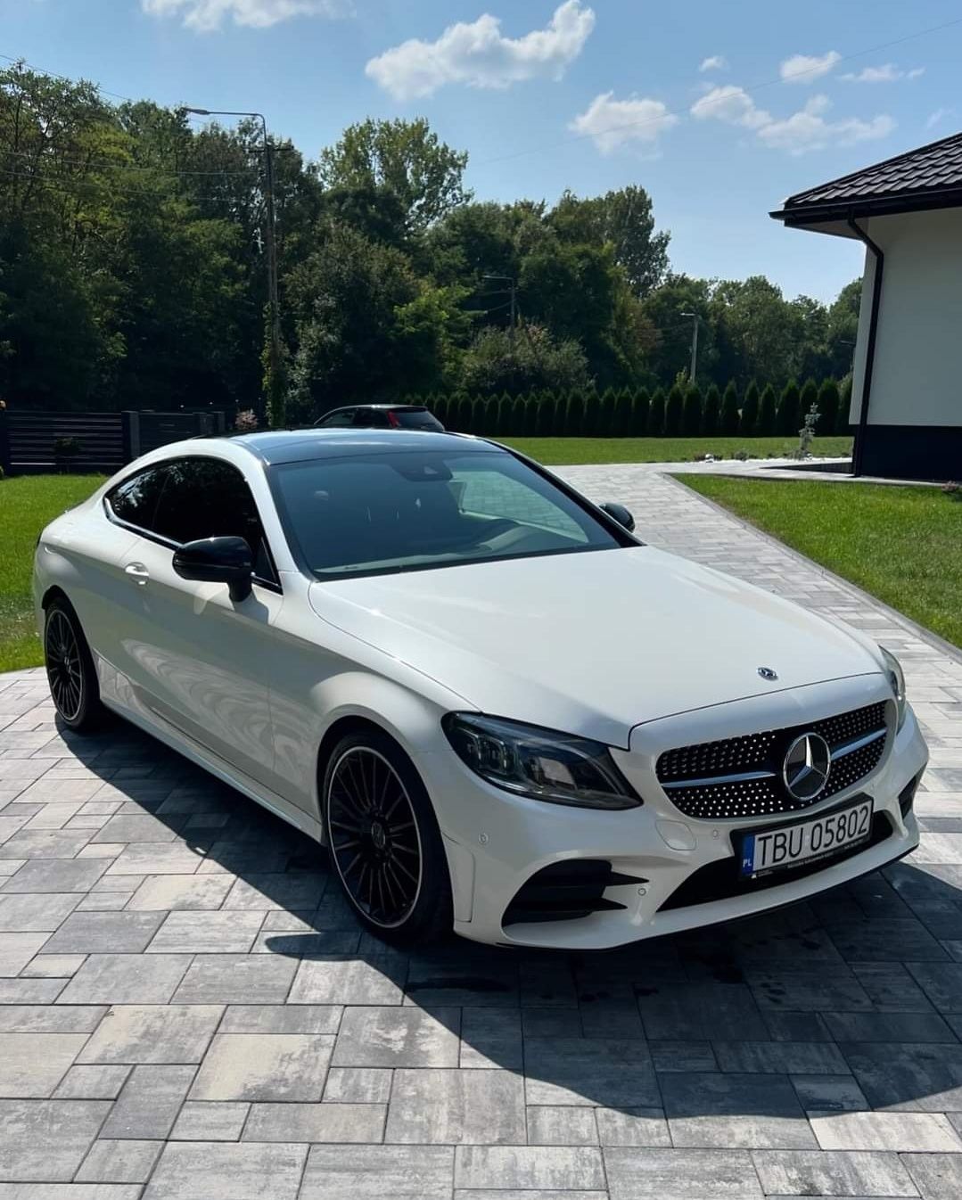 Mercedes C220d coupe * AMG line * Salon Polska * bezwypadkowy *
