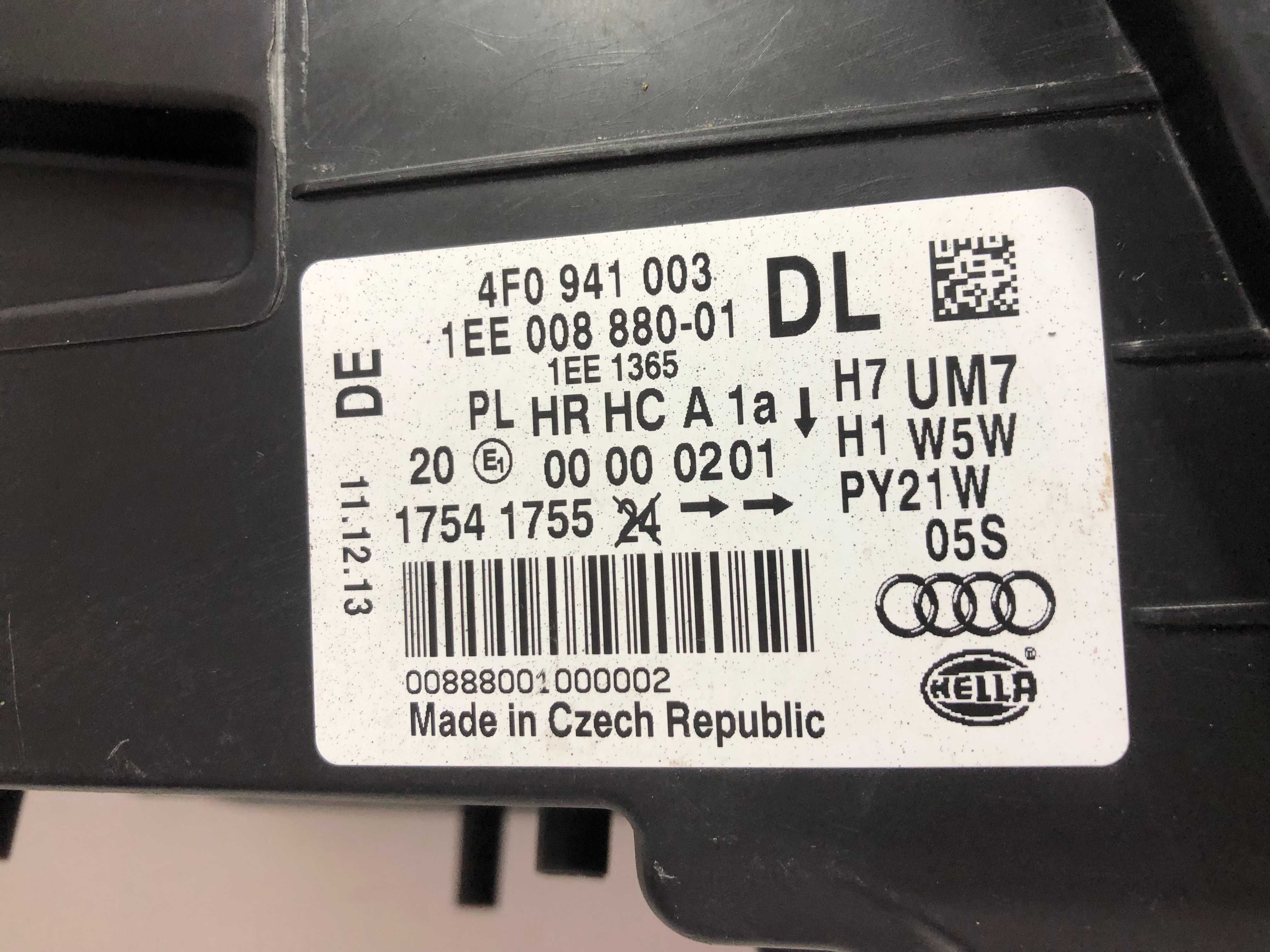 Audi A6 C6 Xenon Led 4F0941003 4F0941004 фара права ліва