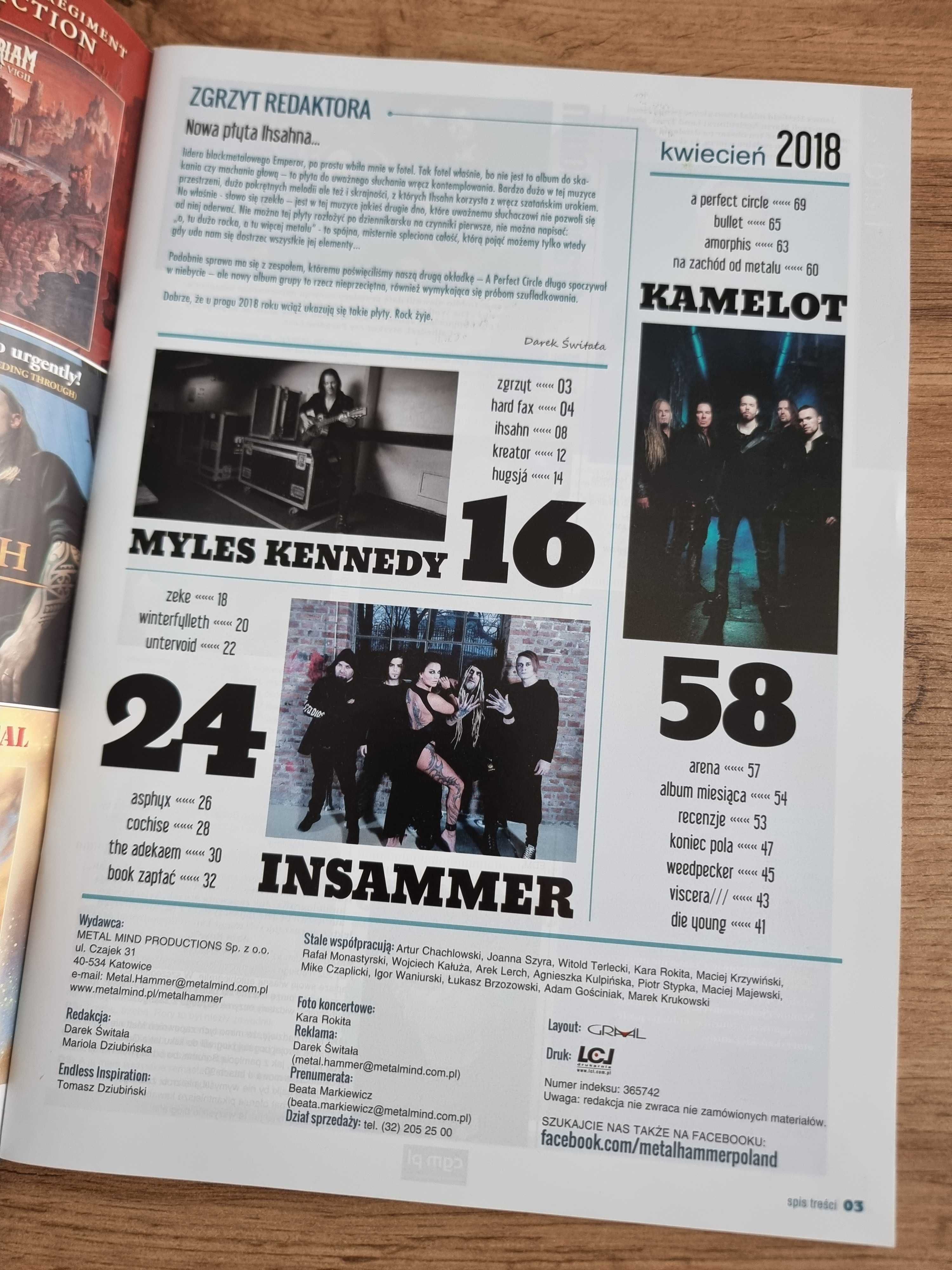 Metal Hammer 2018 - Ihsahn, Plakaty: Black Label Society, Judas Priest