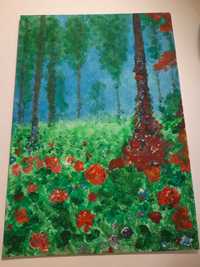Pintura a Floresta da Vida  Painting Forest of Life