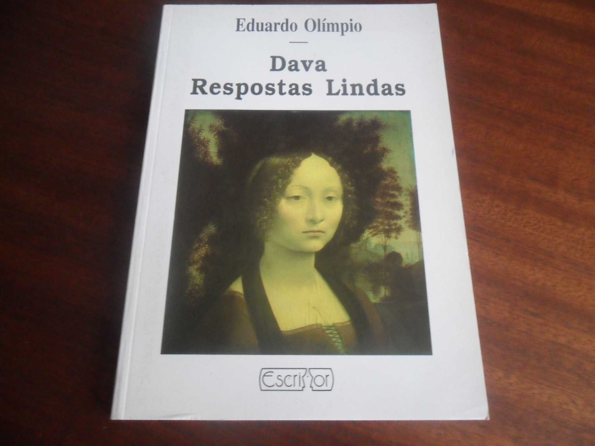 "Dava Respostas Lindas" Eduardo Olímpio - 1ª Edição 1997 - AUTOGRAFADO