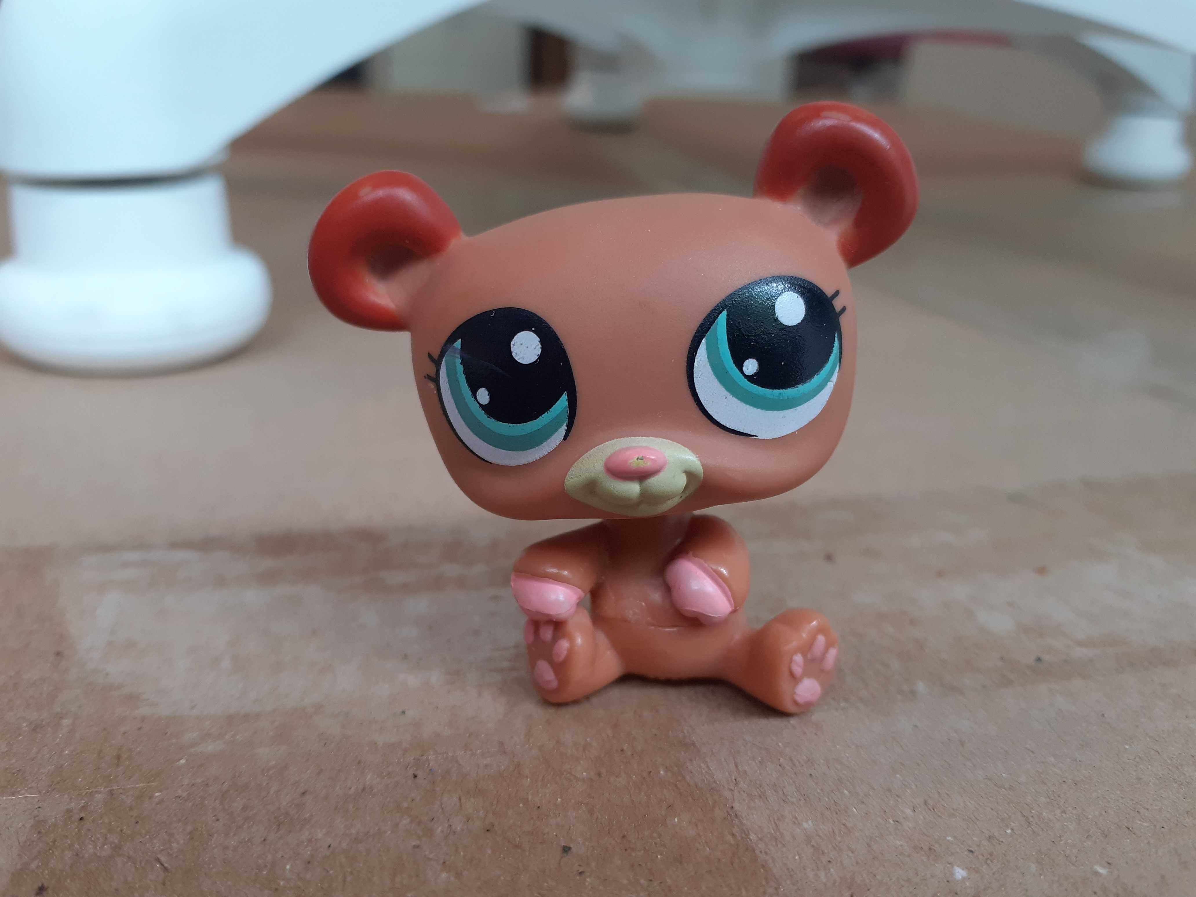 LPS miś niedźwiadek misio Littlest Pet Shop figurka #1303 bear brązowy