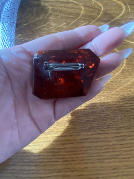 PRL Broszka Bursztyn