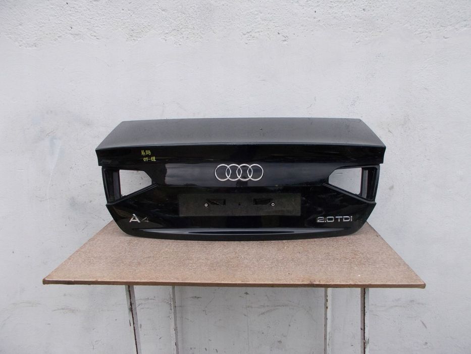 AUDI A4 B8 SEDAN 07-11 KLAPA TYŁ TYLNA POKRYWA BAGAŻNIKA