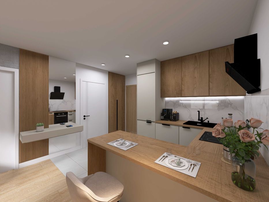 Nowe mieszkanie na wynajem z ogródkiem.