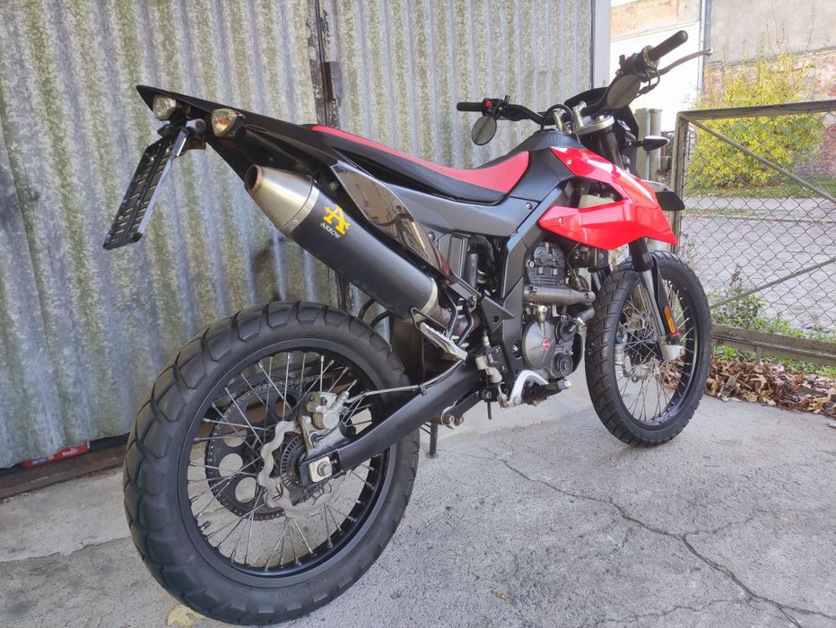 Aprilia RX 125 ABS Enduro 4T po serwisie kat B RATY Transport Gwarancj