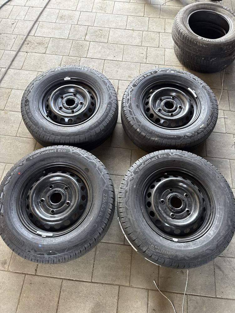 Резина шини 235/65/16c r16 Continental літні диски ford transit нові