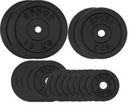 OBCIĄŻENIE ŻELIWNE 50 kg ZESTAW 16 talerzy 28,5mm POZ