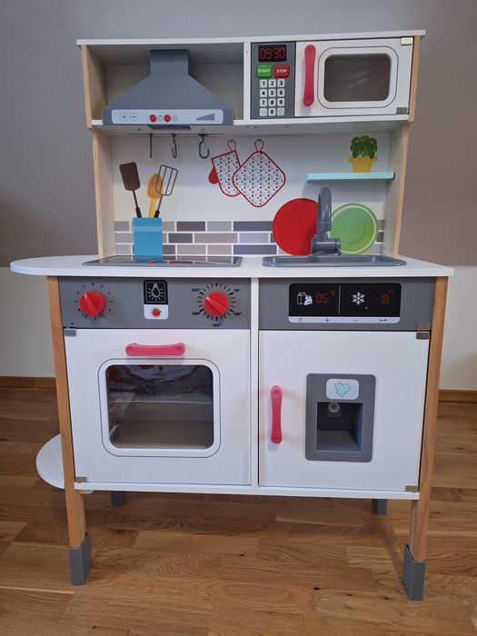 Drewniana kuchnia z Lidl+ dodatki