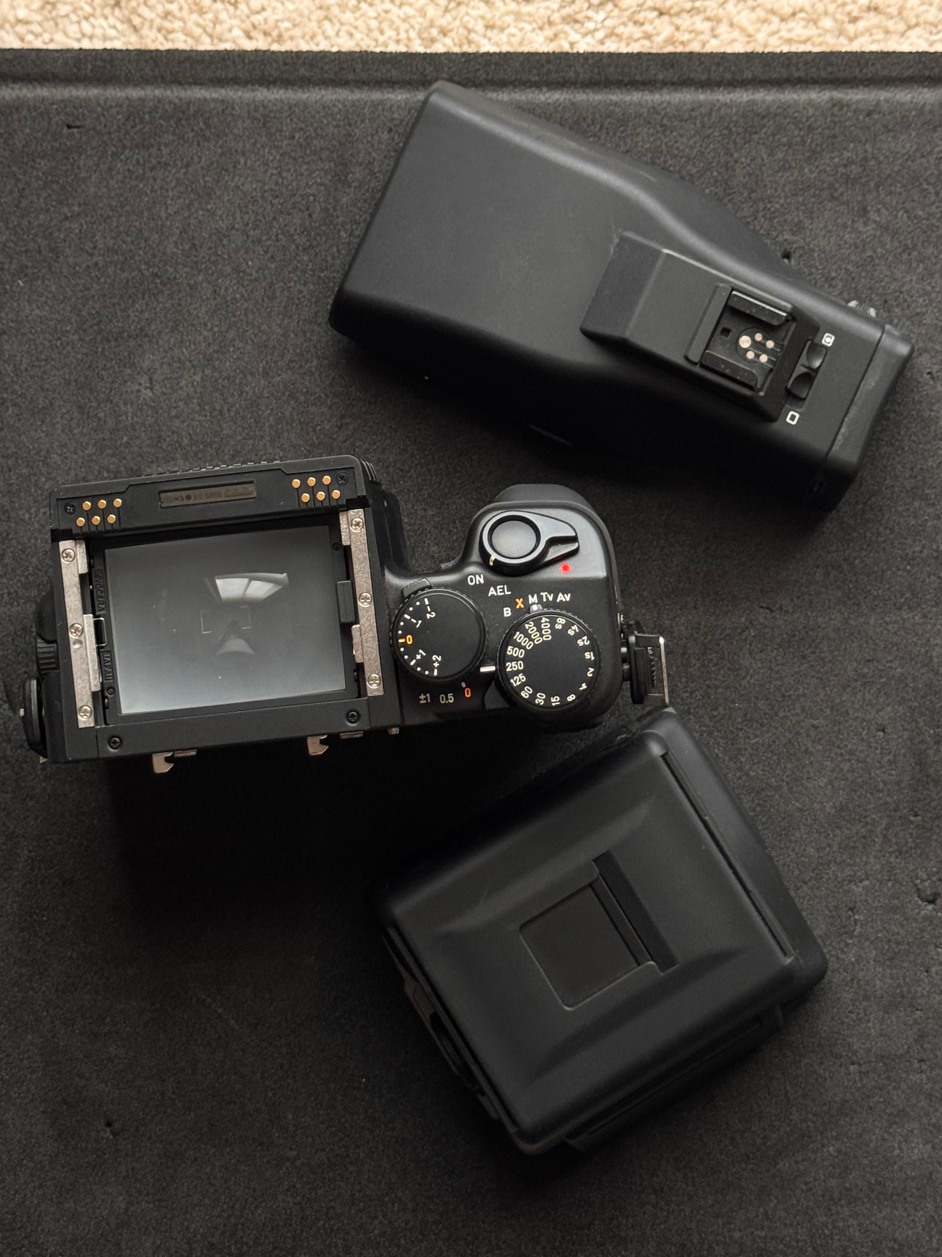 contax 645 corpo e lentes