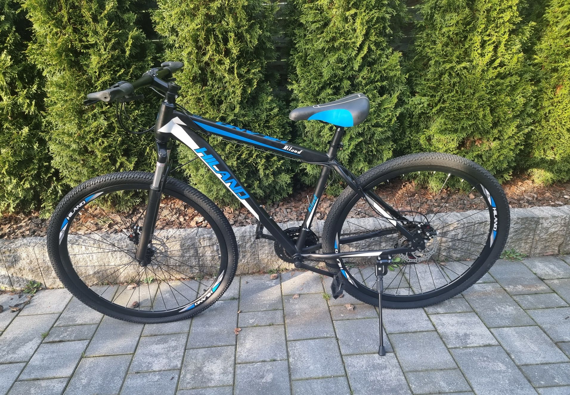 Rower górski HILAND MTB 29 cali czarno niebieski Nowy