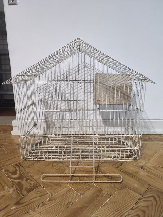 Vendo gaiola para pássaro doméstico + acessórios + papa para filhotes